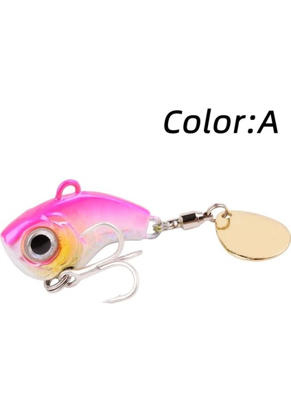 Bir Stil 26MM 10G 1 Adet Dönen Metal Vıb Titreşim Yem Er Kaşık Balıkçılık Lures 5g -20G Jigs Alabalık Kış Balıkçılık Sert Yemler Pesca Mücadele (Yurt Dışından)