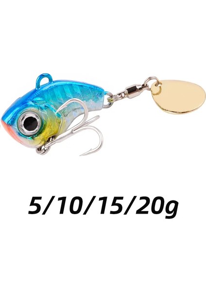 Bir Stil 26MM 10G 1 Adet Dönen Metal Vıb Titreşim Yem Er Kaşık Balıkçılık Lures 5g -20G Jigs Alabalık Kış Balıkçılık Sert Yemler Pesca Mücadele (Yurt Dışından) fiyatları