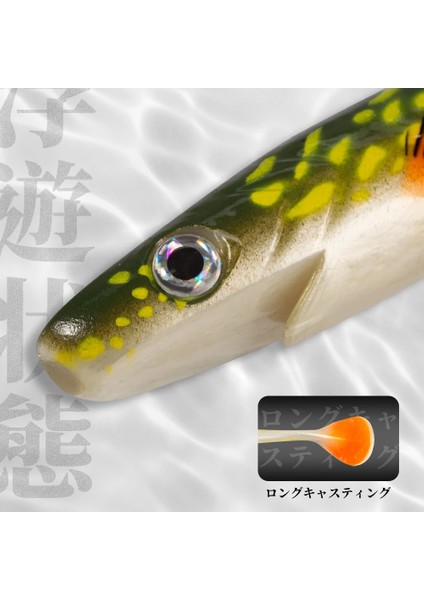 No.11 Stili 200MM 50G Cazibesi2 Adet Hunthouse Pro Domuz Tirsi Balığı Pike Cazibesi G Boya Baskı Cazibesi Kürek Kuyruk Tirsi Balığı Silikon Çorbası Leurre Doğal Misk (Yurt Dışından) indirimleri