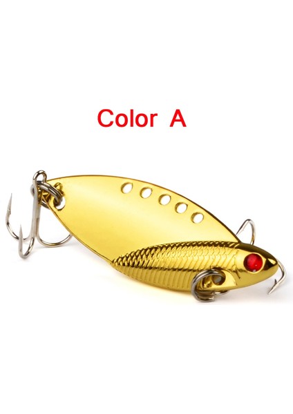 No.1 Tarzı Metal Vıb Lures 6cm 11G Canlı Titreşimler Kaşık Cazibesi Balıkçılık Yemi Bas Yapay Sert Yem Ağustosböceği Cazibesi Vıb Yem 3D Gözler (Yurt Dışından) modelleri