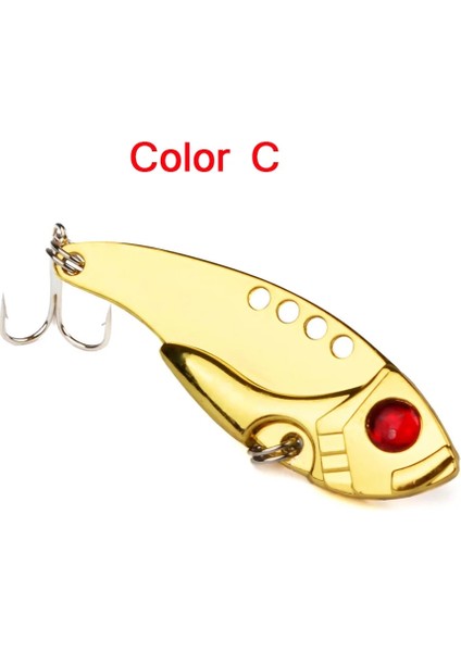 No.1 Tarzı Metal Vıb Lures 6cm 11G Canlı Titreşimler Kaşık Cazibesi Balıkçılık Yemi Bas Yapay Sert Yem Ağustosböceği Cazibesi Vıb Yem 3D Gözler (Yurt Dışından) indirimleri