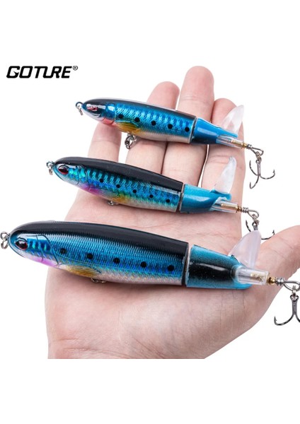 17G 02 Tarzı Goture Whopper Popper 10CMCMCM Topwater Balık Tutma Cazibesi Blowups Turna Yemleri Dönen Kuyruk Olta Takımı Crankbait Wobblers (Yurt Dışından) fiyatları