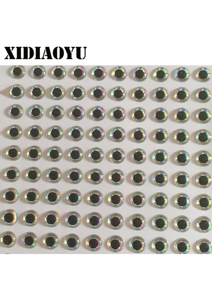 3.5mm Tarzı Xıdıaoyu Balıkçılık Cazibesi Göz 3D Simülasyon Sinek Balıkçılık Krank Yemi Yapay Balıkgözü Gümüş Kırmızı (Yurt Dışından)