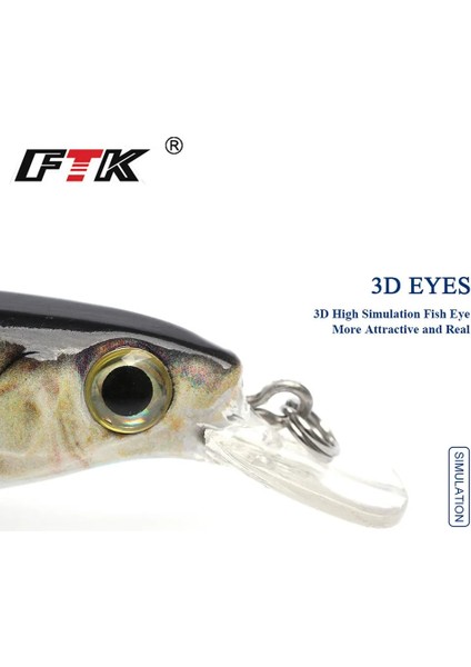NO.381 Tarzı 12G Yüzen Swimbait Sert Yem Minnow Balıkçılık Cazibesi 10CM 3D Göz Jerkbait Wobblers Balıkçılık Için Crankbaits Seğirme Sert Cazibesi (Yurt Dışından) indirimleri