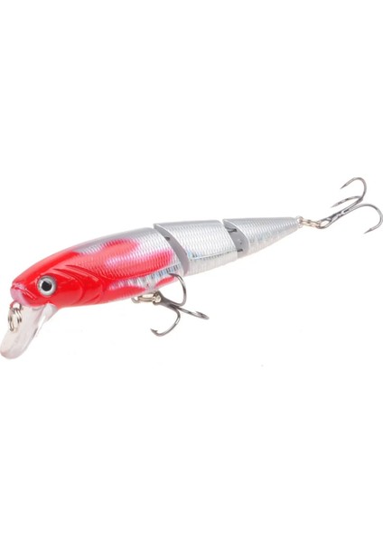 No.5 Tarzı 1 Adet Wobblers Balıkçılık Cazibesi Çok Bölümlü Sert Baitg Yapay Yem Minnow Cazibesi Crankbait Levrek Sazan Olta Takımı Cazibesi (Yurt Dışından)