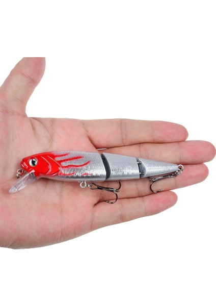 No.5 Tarzı 1 Adet Wobblers Balıkçılık Cazibesi Çok Bölümlü Sert Baitg Yapay Yem Minnow Cazibesi Crankbait Levrek Sazan Olta Takımı Cazibesi (Yurt Dışından) fırsatları
