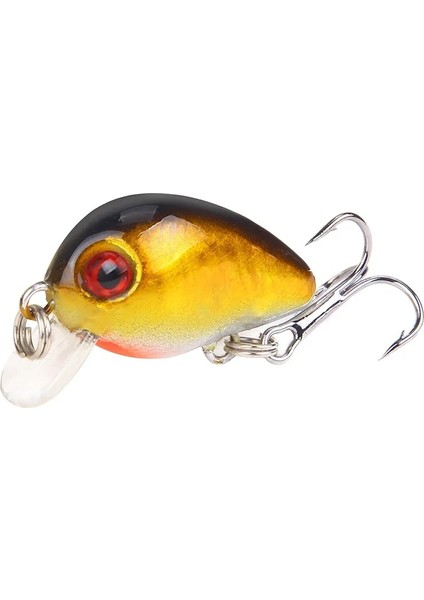 No.6 Tarzı Sert Yem 1 Adet Balıkçılık Lures Biyonik Mini Minnow Baitd Gözler Yapay Sert Yem Wobblers Crankbait Kanca Levrek Sazan Olta Takımı (Yurt Dışından)