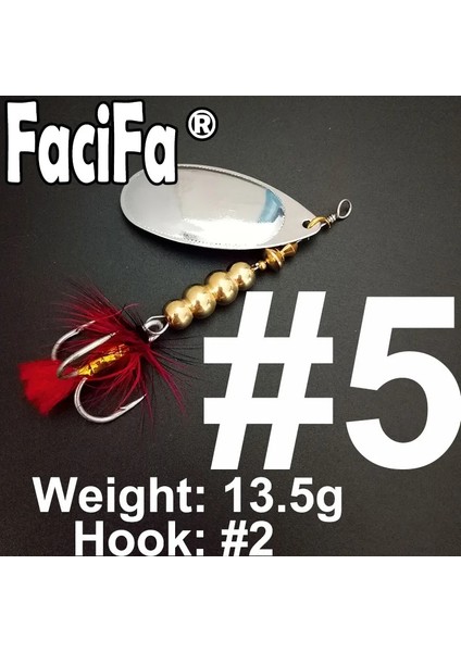 5yh Tarzı 1 Adet Braer Yem Sazan Balıkçılık Cazibesi 1.4g Ila 14G Tiz Kanca Kaşık Cazibesi Yapay Yem Metal Balıkçılık Cazibesi Bas Sert Yem (Yurt Dışından)