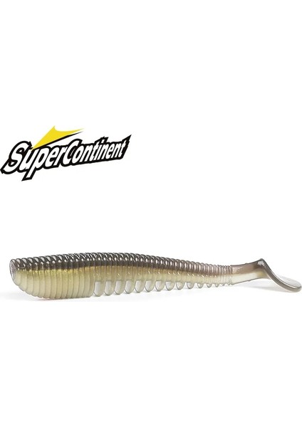 T Stili 95MM 5 Adet Upercontinent Balıkçılık Lures Yumuşak Cazibesi Suni Yem Predator Turna ve Pike Için Mücadele (Yurt Dışından)