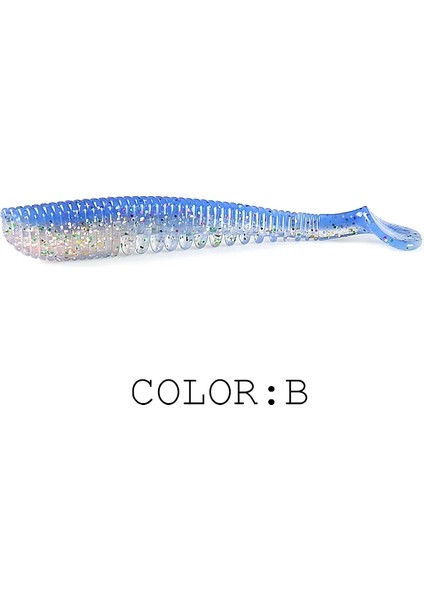 B Tarzı 50MM 20 Adet Upercontinent Balıkçılık Lures Yumuşak Cazibesi Suni Yem Predator Turna ve Pike Için Mücadele (Yurt Dışından)