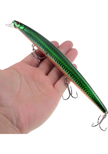 No.14 Tarzı 1 Adet Büyük Crankbait Minnow Balıkçılık Cazibesi Yüzer Sert Baitg Yapay Yem Balıkçılık Wobblers Yüzme Sazan Olta Takımı (Yurt Dışından)