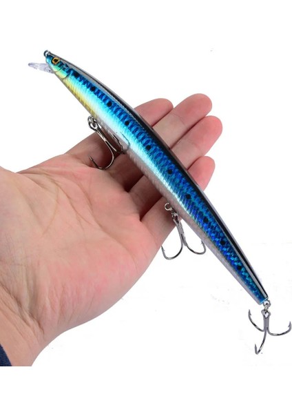 No.14 Tarzı 1 Adet Büyük Crankbait Minnow Balıkçılık Cazibesi Yüzer Sert Baitg Yapay Yem Balıkçılık Wobblers Yüzme Sazan Olta Takımı (Yurt Dışından) indirimleri