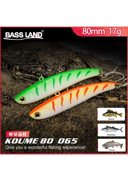 No.11 Stili 80MM 17G Bassland Koume 80 Bükme Bıçağı Balık Tutma Vıb Cazibesi G Uzun Döküm Sert Yem Japonya Kancalı Yapay Swimbait Siinking (Yurt Dışından) fiyatları