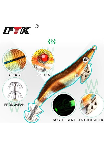 3126-015 Stili 100MM-12G Ftk 1pclot Sahte Karides Kanca Ahşap Yem Balıkçılık Cazibesi Wobbler Kalamar Jig Sert Yem Yapay Cazibesi Jig Cazibesi Ahtapot Yem 624 (Yurt Dışından) modelleri