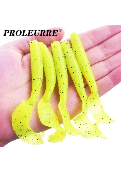 C Stili 5pcslot Solucan Kıvırcık Yumuşak Yem 8cm 4.3g Balıkçılık Cazibesi Jig Wobblers Silikon Tuz Kokusu ile Yapay Yemler Bas Sazan Swimbaits (Yurt Dışından) fiyatları