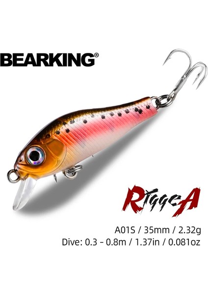 B Tarzı Bearkıng G Sessiz Sıcak Model Balıkçılık Minnow Li Profesyonel Minnow Seçmek Için Sert Yem 10 Renk Cezbeder (Yurt Dışından)