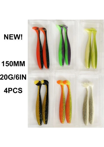 CA147DC Stili 76MM 20 Adet Esfıshıng Es Kolay Parlatıcı Balık Tutma Yemleri Yumuşak Yem Büyük Alabalık Yemleri Cazibesi Crankbait Iscas Yapay Pesca (Yurt Dışından) fırsatları