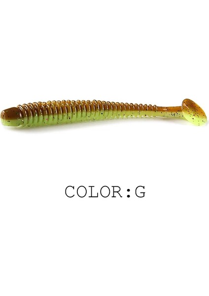 W Stili 80MM 10 Adet Supercontinent Darbe Halkası Shad Balıkçılık Cazibesi Yumuşak Plastik Yemler Swimbait Jig Cazibesi Yapay Yemler (Yurt Dışından)