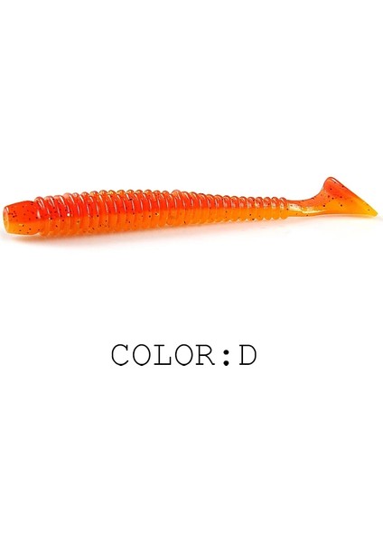 W Stili 80MM 10 Adet Supercontinent Darbe Halkası Shad Balıkçılık Cazibesi Yumuşak Plastik Yemler Swimbait Jig Cazibesi Yapay Yemler (Yurt Dışından)