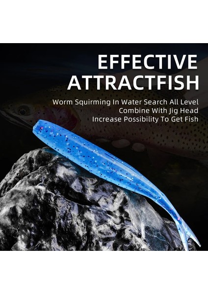Soğuk Stil 75MM 1.8g 15 Adet Bearkıng G Er Lot Yeni Balıkçılık Lures Yumuşak Cazibesi Yapay Yem Predator Turna ve Bas Için Pisliklerle Mücadele (Yurt Dışından)