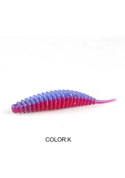 B-1 Tarzı 35MM50 Adet Kıta Üstü Solucan Yemi Yumuşak Yem Tanta Balıkçılığı Cezbeder Pesca Sazan Balıkçılığı Bas Cazibesi Isca Yapay Pva (Yurt Dışından)