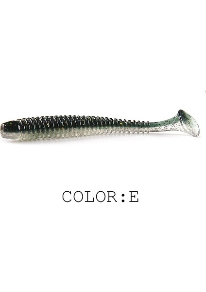 U Tarzı 97MM 6 Adet Supercontinent Darbe Halkası Shad Balıkçılık Cazibesi Yumuşak Plastik Yemler Swimbait Jig Cazibesi Yapay Yemler (Yurt Dışından) indirimleri