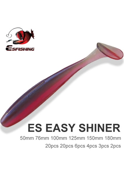 CA83DC Stili 100MM 6 Adet Esfıshıng Es Kolay Parlatıcı Balık Tutma Yemleri Yumuşak Yem Büyük Alabalık Yemleri Cazibesi Crankbait Iscas Yapay Pesca (Yurt Dışından) fiyatları