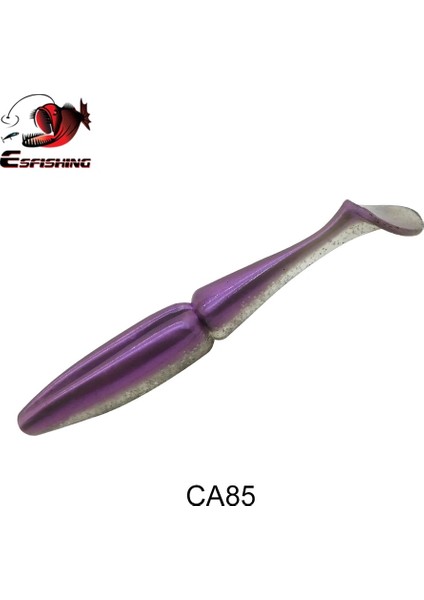 CA85 Stili 100MM 6 Adet Esfıshıng Kolay Parlatıcı Shad Li Lures Pesca Balıkçılık Yumuşak Lures Silikon Yem Wobblers Leurre Souple (Yurt Dışından)