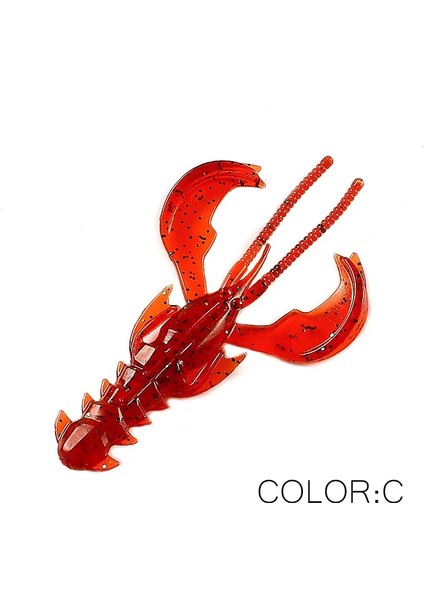 C Stili 40MM 20 Adet 0.9g Supercontinent Crazy Lureoft Cazibesi Balıkçılık Cazibesi Karides Istakoz Yumuşak Plastik Cazibesi Balıkçılık Cazibesi (Yurt Dışından)