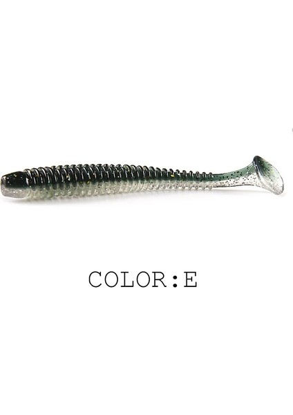E Stili 63MM 20 Adet Supercontinent Darbe Halkası Shad Balıkçılık Cazibesi Yumuşak Plastik Yemler Swimbait Jig Cazibesi Yapay Yemler (Yurt Dışından)