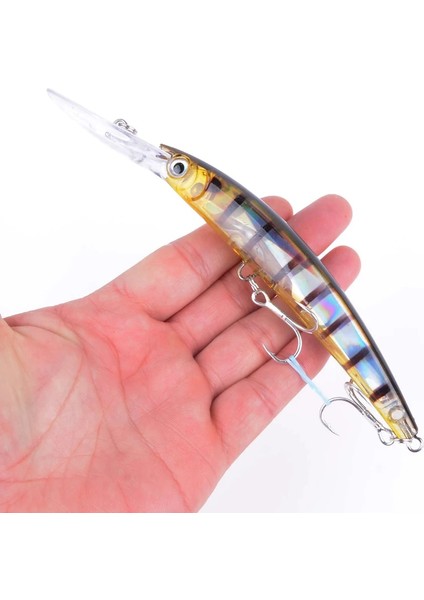 Q Stili M 24G Wobbler Balıkçılık Cazibesi Büyük Crankbait Minnow Peche Bas Trolling Yapay Yem Turna Sazan Lures Peche Olta Takımı (Yurt Dışından)