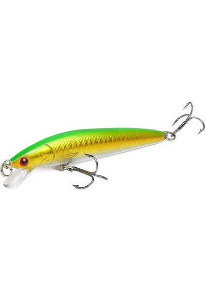 No.7 Tarzı Gcm Balıkçılık Lures Minnow Wobbler Yüzen Bas Trolling Yapay Sert Yem Crankbait Sazan Pesca Olta Takımı (Yurt Dışından)