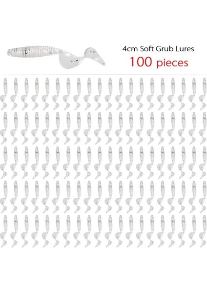 Noktalı Gümüş Tarzı Lot Balıkçılık Yemleri G Wobblers Sazan Balıkçılık Yumuşak Yem Swimbait Kuyruk Grub Yemleri Silikon Yapay Olta Takımı (Yurt Dışından)