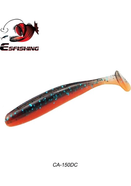 CA150 Stili 100MM 6 Adet Kesfıshıng Es Kolay Parlatıcı Shad Balıkçılık Cazibesi Yumuşak Yem Pesca Sazan Balık Tutma Tuzu Yeni Yem (Yurt Dışından)