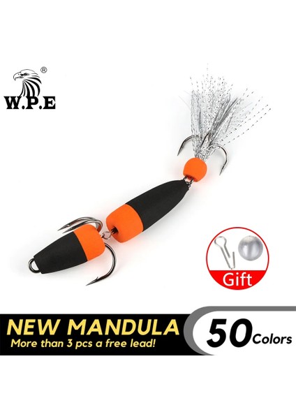 No.27 Tarzı L Beden Wpe Yeni Mandula Boyut L Balıkçılık Cazibesi Swimbait 50 Renk Bas Cazibesi Böcek Yemi Yumuşak Balıkçılık Cazibesi Pesca Balıkçılık Wobbler (Yurt Dışından)