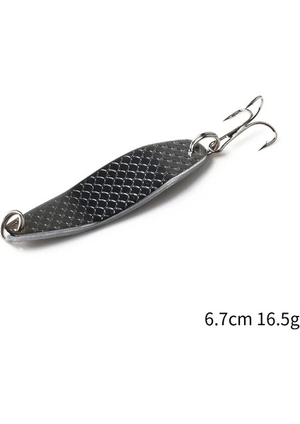 SP214-5 Stili Hengjia Metal Er Kaşık Balıkçılık Cazibesi Sert Yemler Gümüş Pullar Gürültü Madeni Pul Tiz Kanca Mücadele G (Yurt Dışından) fırsatları
