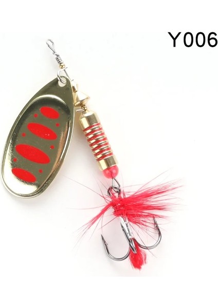 Y006 Stili 10G Wpe Er Cazibesi .5gg.5g 22 Renk Tiz Kanca Metal Kaşık Cazibesi ile Sert Balıkçılık Cazibesi Olta Takımı Yem (Yurt Dışından)