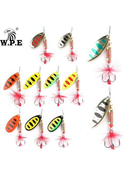 Y006 Stili 10G Wpe Er Cazibesi .5gg.5g 22 Renk Tiz Kanca Metal Kaşık Cazibesi ile Sert Balıkçılık Cazibesi Olta Takımı Yem (Yurt Dışından) fiyatları