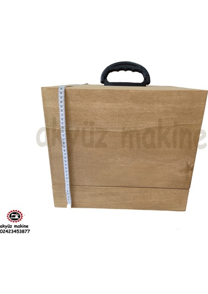 Overlok Makinesi Taşıma Çantası %100AHŞAP Kontraplak