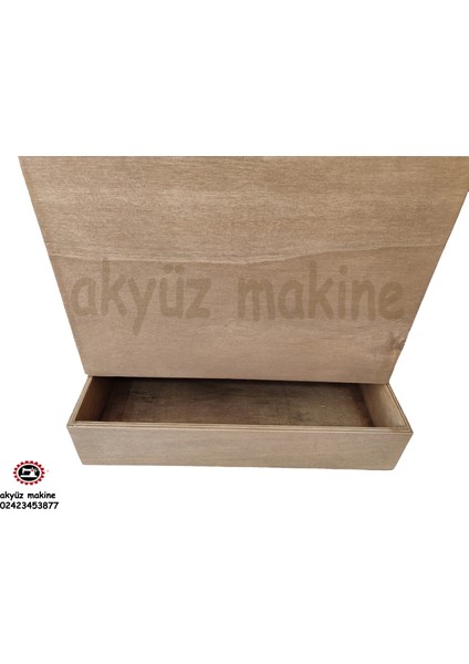 Overlok Makinesi Taşıma Çantası %100AHŞAP Kontraplak