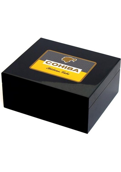 Sedir Humidor Siyah Puro Kutusu