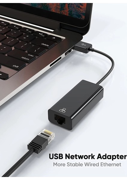 USB 3.0 To RJ45 Dongle Adaptör / USB Lan Kartı