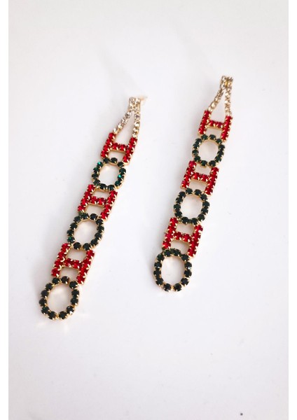 Ho Ho Ho Taşlı Yılbaşı Küpe indirimleri