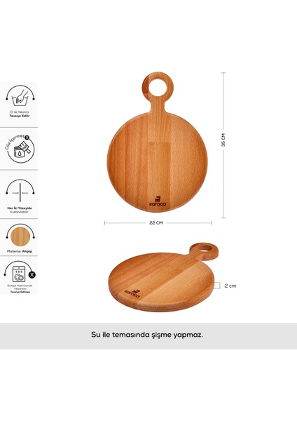Woodland Round Kesme Tahtası S