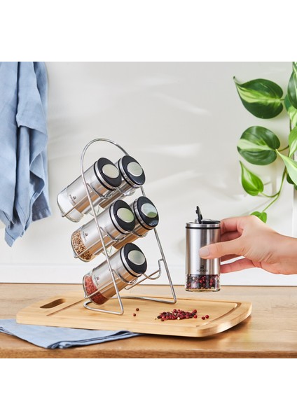 Walter Inox 6'lı Standlı Oval Baharat Takımı fiyatları