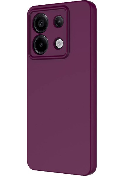 Case 4u Xiaomi Redmi Note 13 Pro 5g Kılıf Kamera Korumalı Içi Kadife Logosuz Mara Lansman Silinebilir Kılıf Koyu Mor