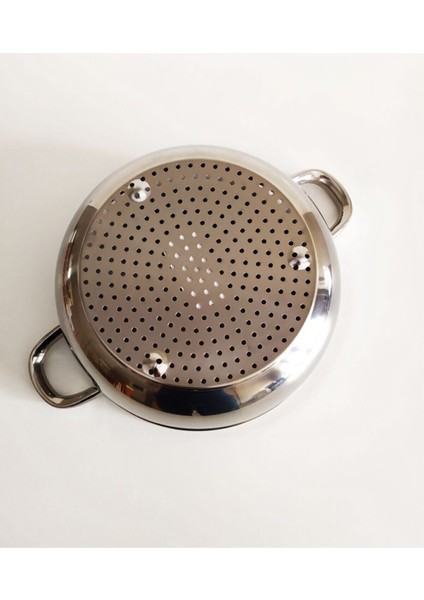Paslanmaz Çelik Kulplu Süzgeç Kevgir ve Buharda Pişirici 2 Adet fiyatları