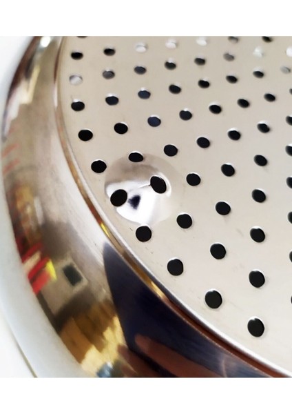 Paslanmaz Çelik Kulplu Süzgeç Kevgir ve Buharda Pişirici 2 Adet modelleri