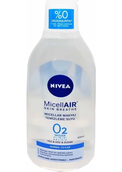 Micellaır Temizleme Suyu 400ml Normal Cilt 4005900333544