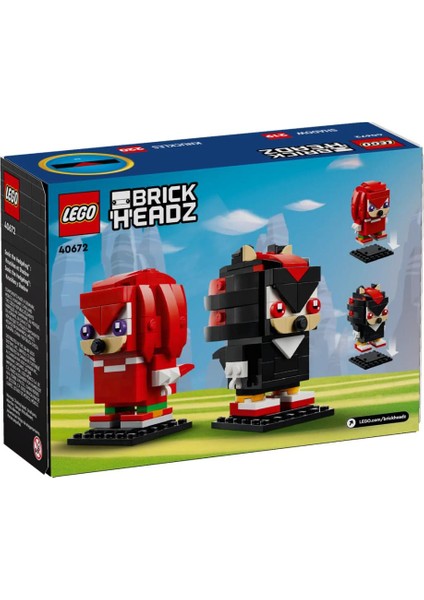 Brickheadz 40672 Sonic The Hedgehog™: Knuckles ve Shadow